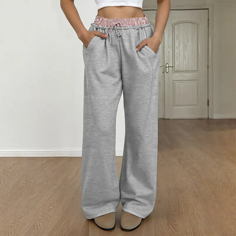 Straight-leg Trousers Casual Pants For Women