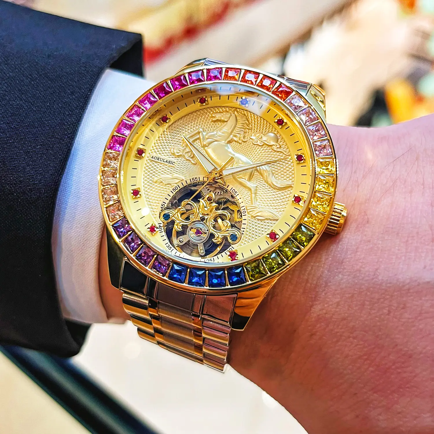 Mens Fully Automatic Mechanical Watch