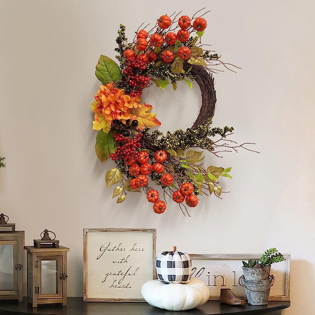 Title 3, Thanksgiving Harvest Festival Garland Autumn Co...