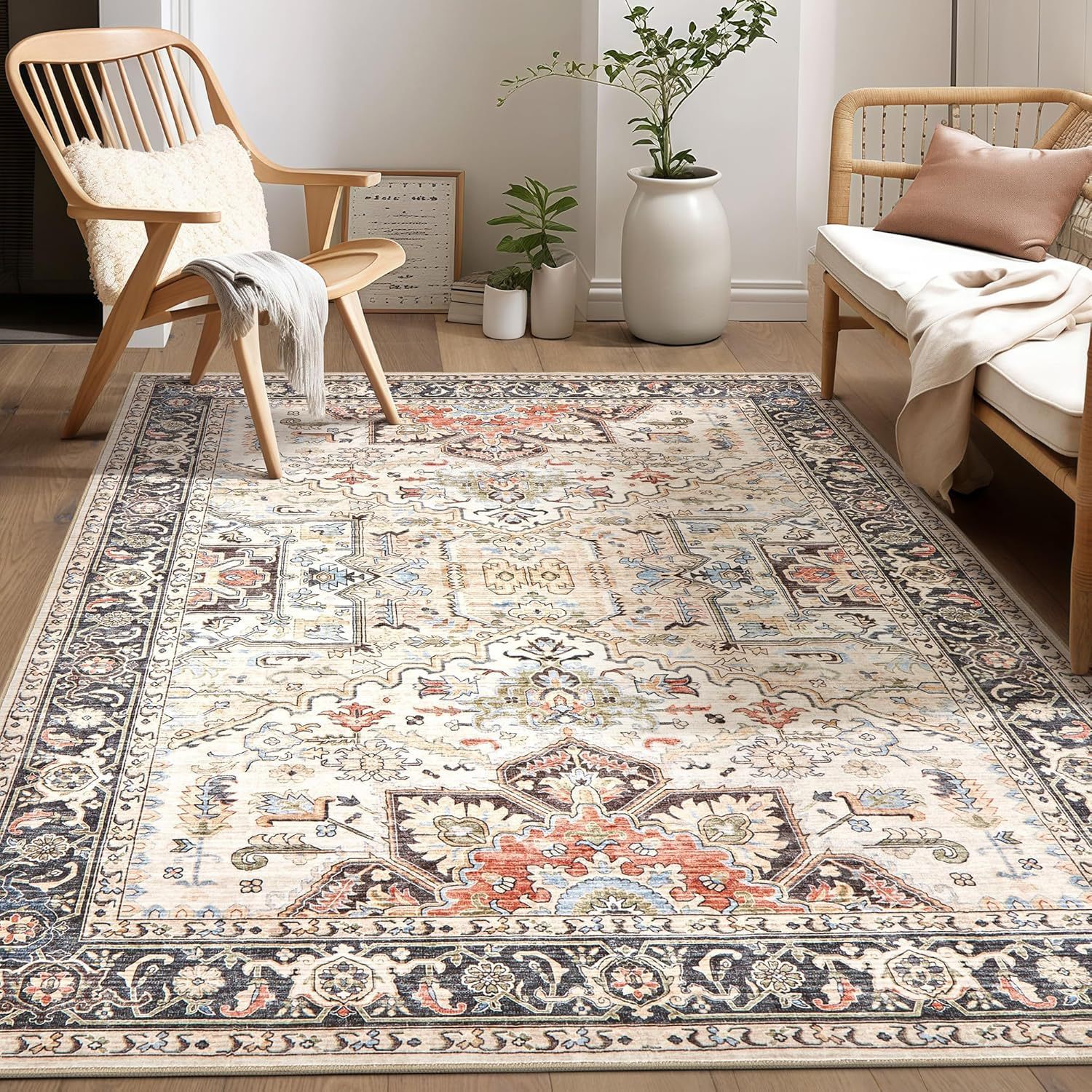 Bohemian Crystal Velvet Living Room Rug