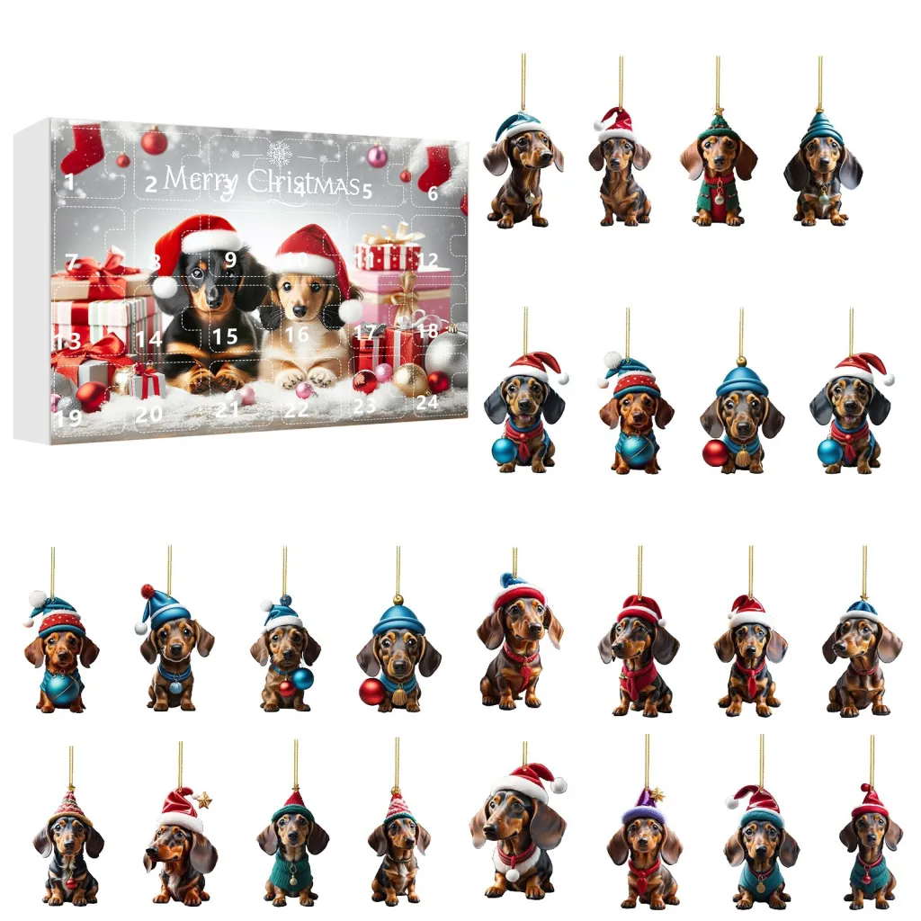 Christmas Countdown Pet Pendant Home Decoration - M Style