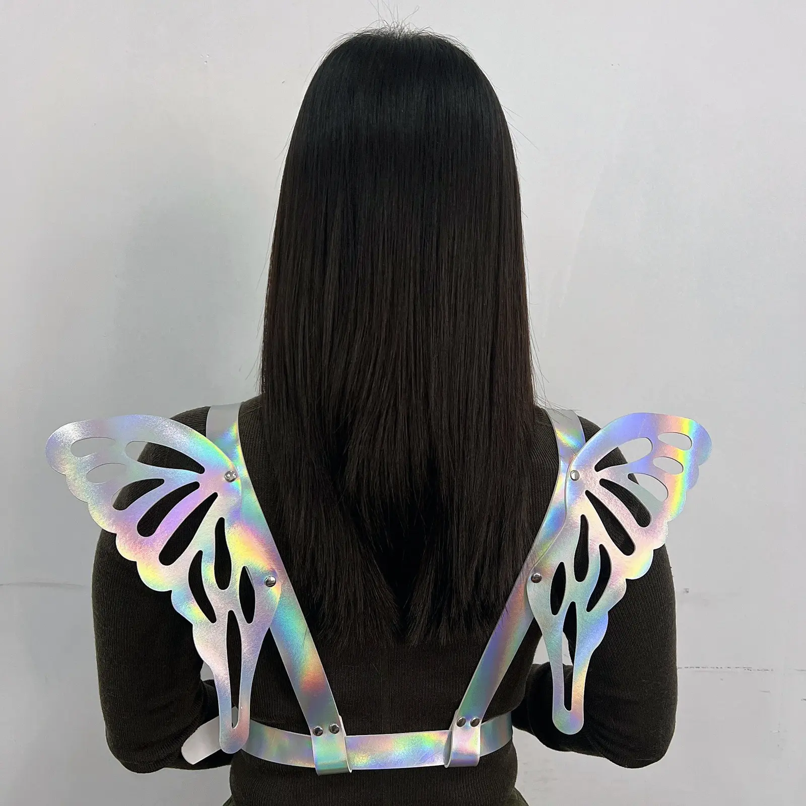 New PU Leather Angel Butterfly Wing Straps