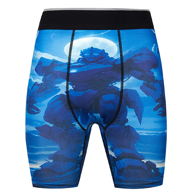European And American Outdoor Swim Trunks Printed Boxer Shorts