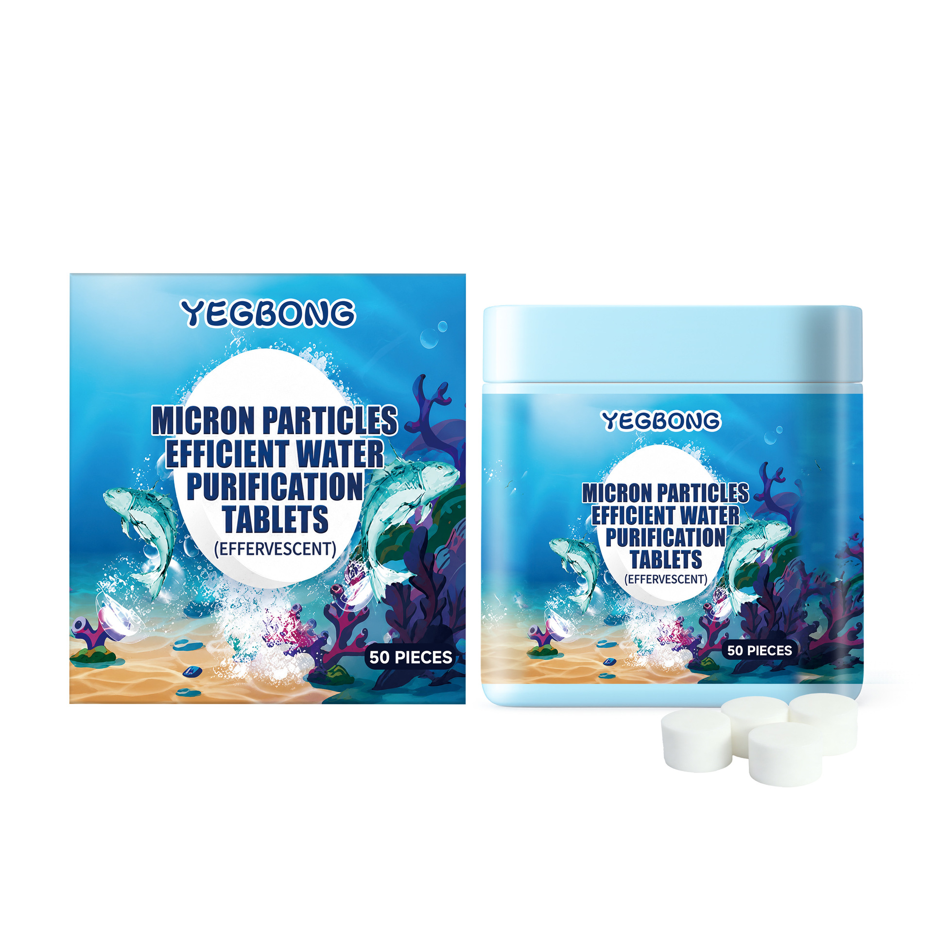 Micron-level High-efficiency Water Purification Tablet