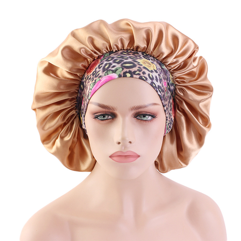 Bohemian Style Large Printed Hair Band Sleeping Hat - Image 31