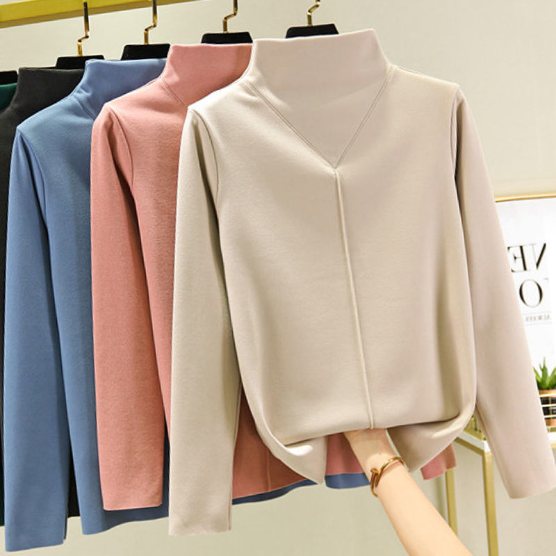 Fleece Half-High-Neck Base Layer Top