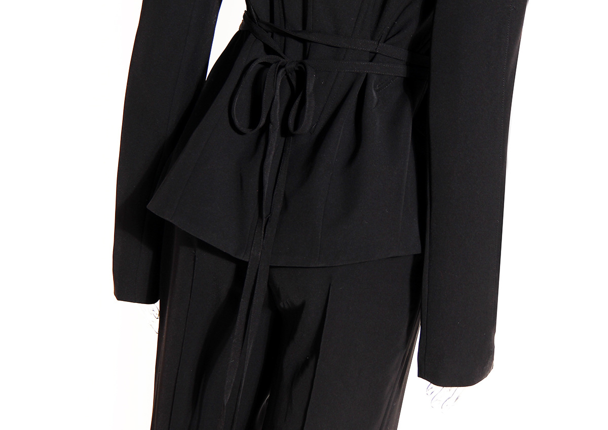 Title 9, Drawstring Wide Shoulder Suit Jacket and Hollow...