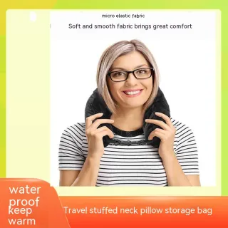Refillable Travel Neck Pillowcase Buggy Bag
