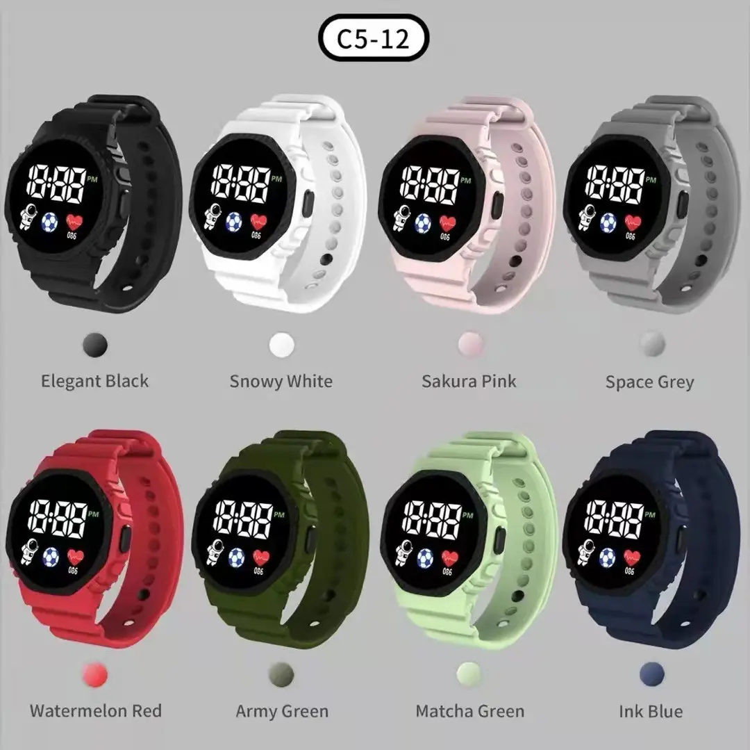 Square Electronic Watch Student
