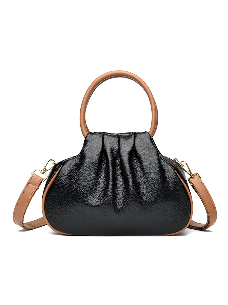 Large-capacity Pleated Crossbody Shoulder Bag For Women