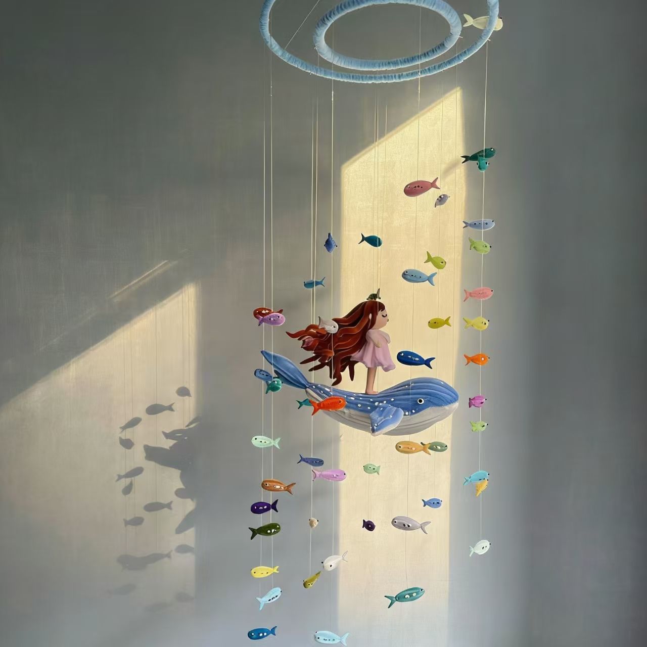 Marine Fish Wind Chime Hanging Ornament Kit 6