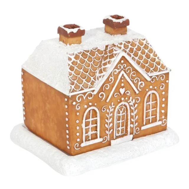 Christmas Snow Top Resin Ginger Cake Cottage Incense Burner Christmas Snow Top - Shop at LoveMi