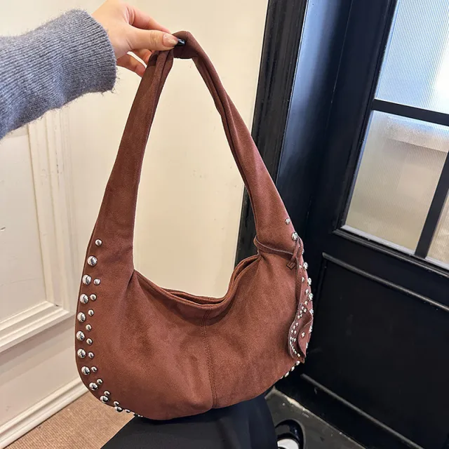 Underarm Casual Tote Handbag Women Coffee - Shop at LoveMi