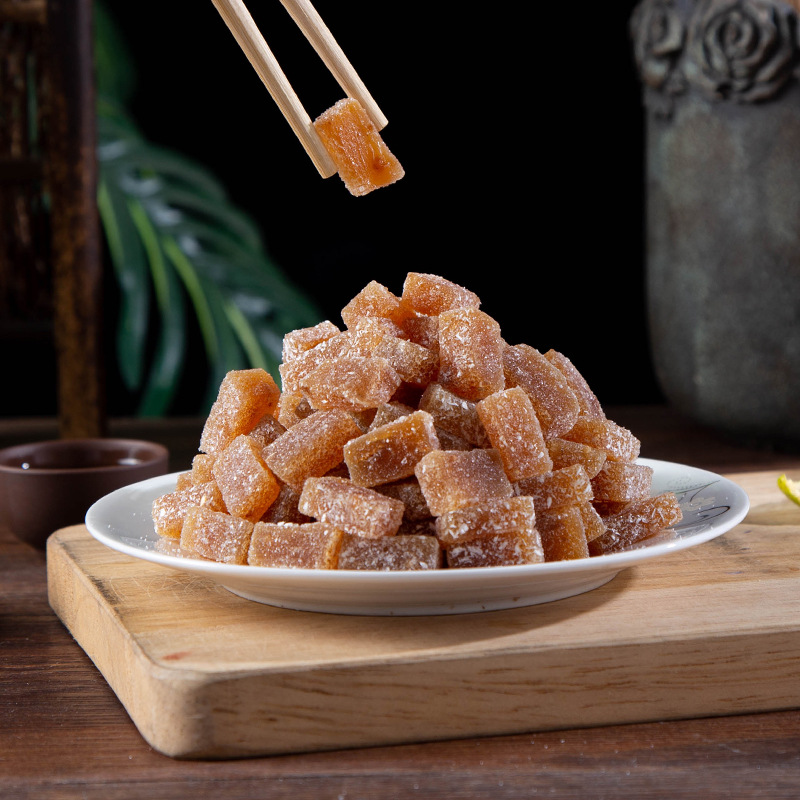 Handmade Tangerine Peel Soft Candy Throat-Soothing Ginger Candy — foto 5