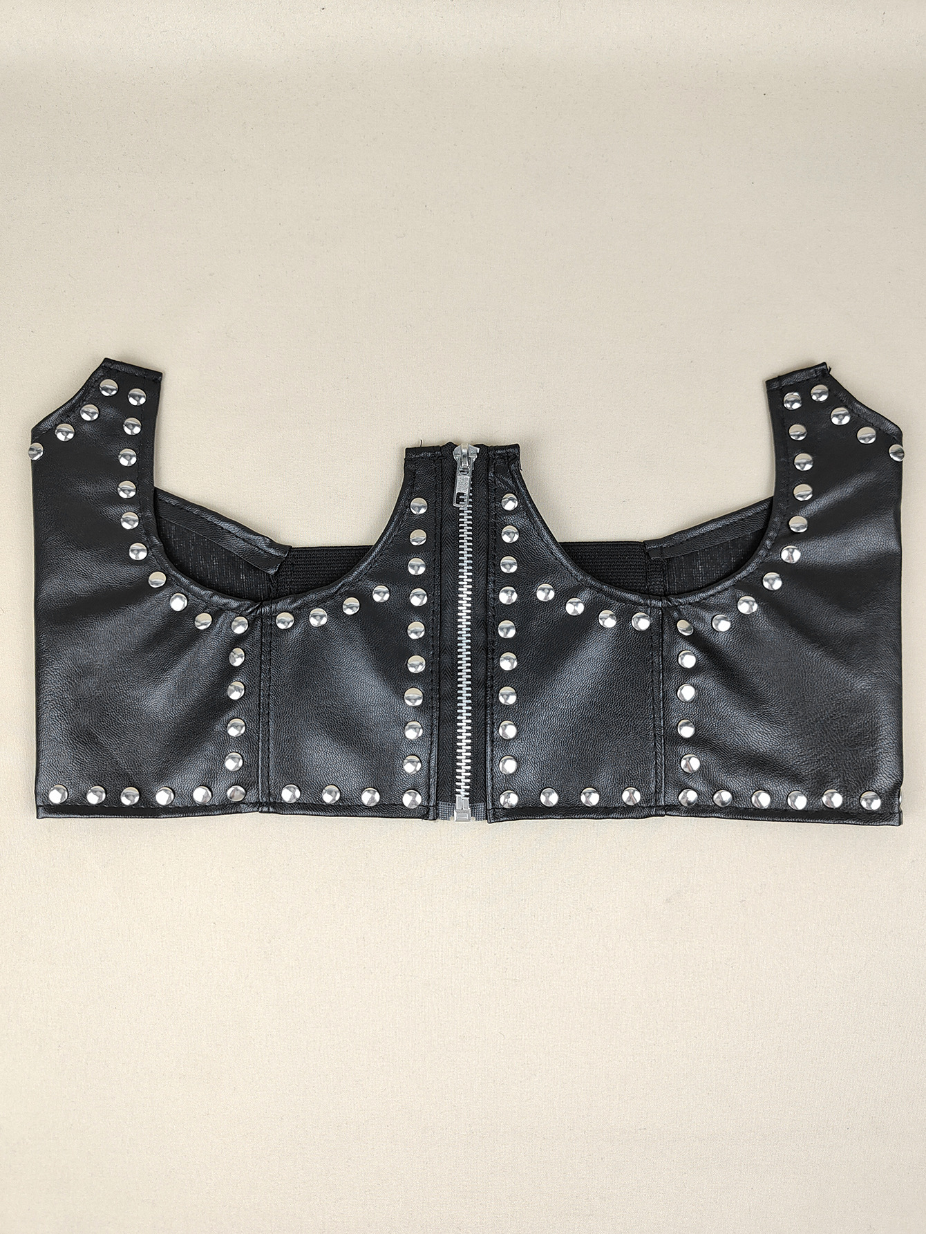 Punk Rivet Elasticated Waist All-match Waist Seal