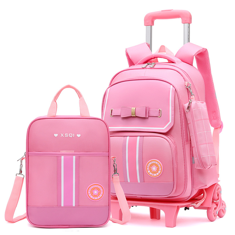 Six Wheel Pink Handbag