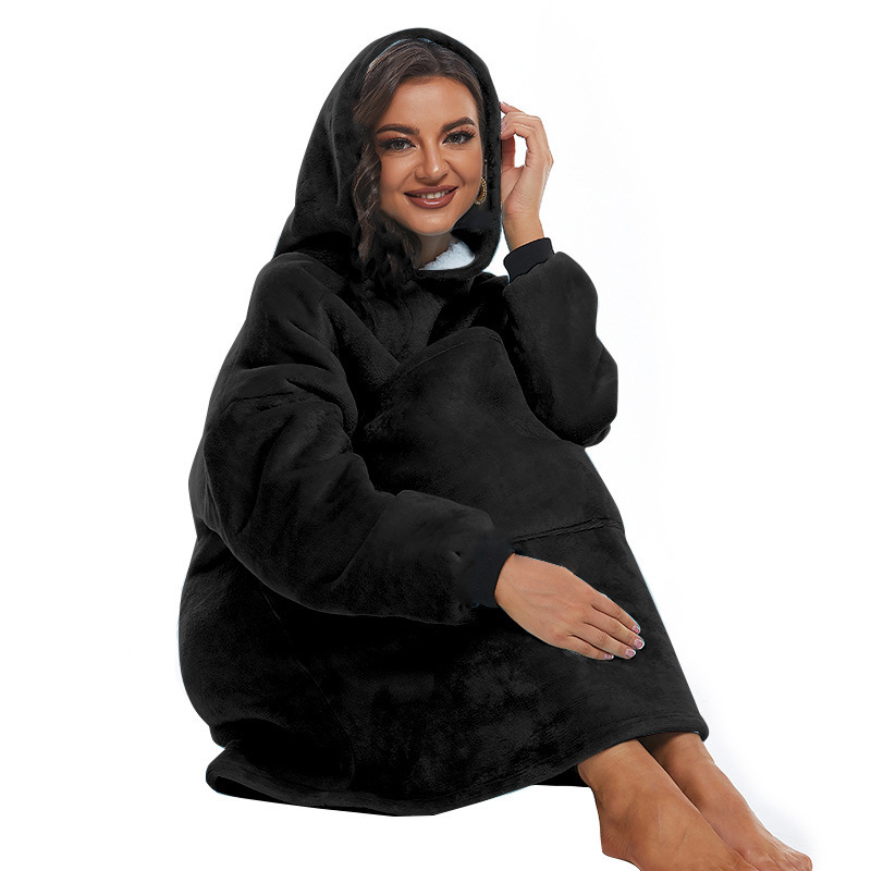 Autumn And Winter Pet Pocket Lazy Blanket Sweatshirt Hoodie - Image 4