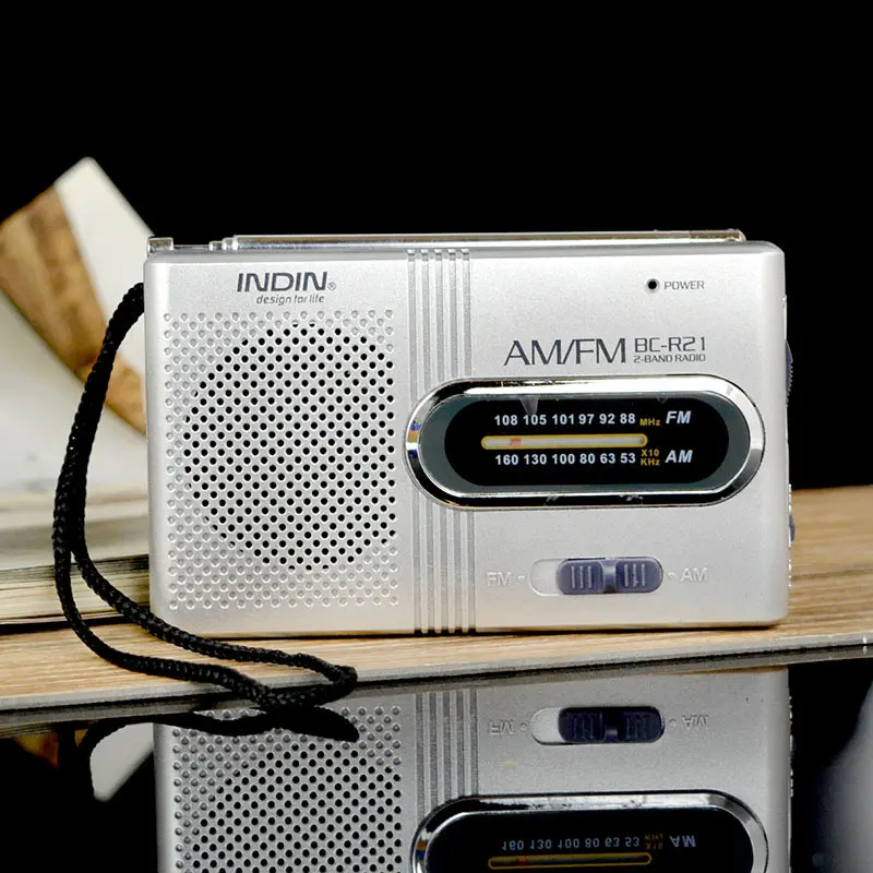 Portable Mini Multi-Function Two-Band Radio for Seniors