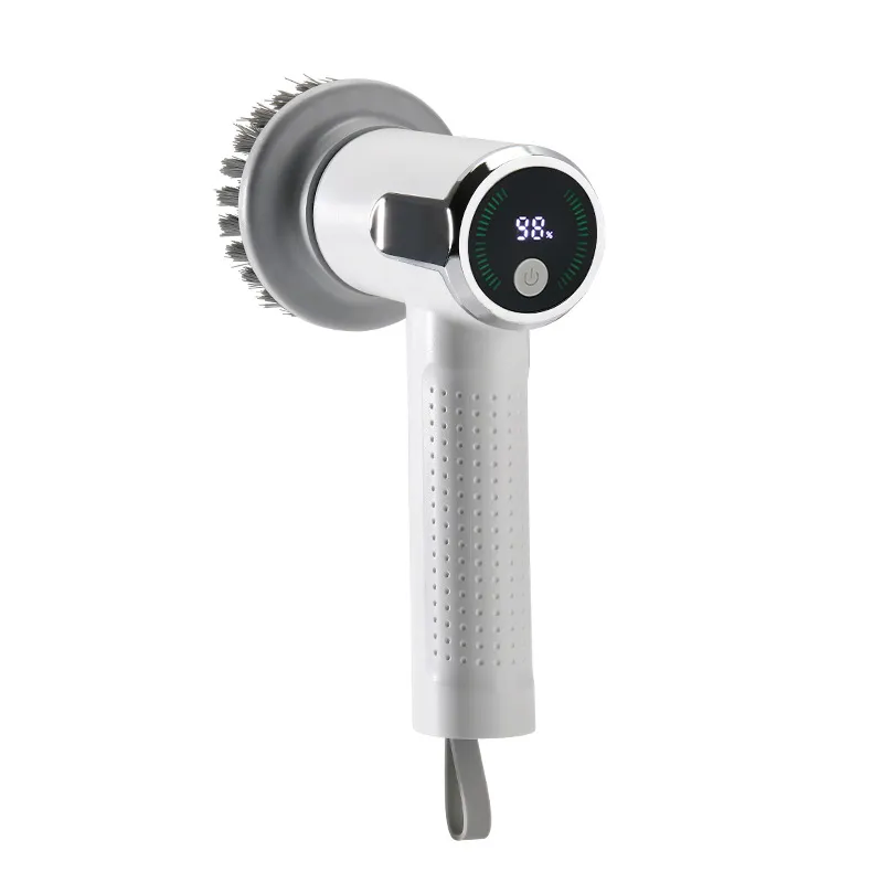 Multifunctional Smart Display Electric Cleaning Brush Wireless Kitchen Sink Cleaning Brush Waterproof Electric Pot Brush Cleaning Tool – image 6