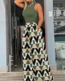 Blackish Green Printing
