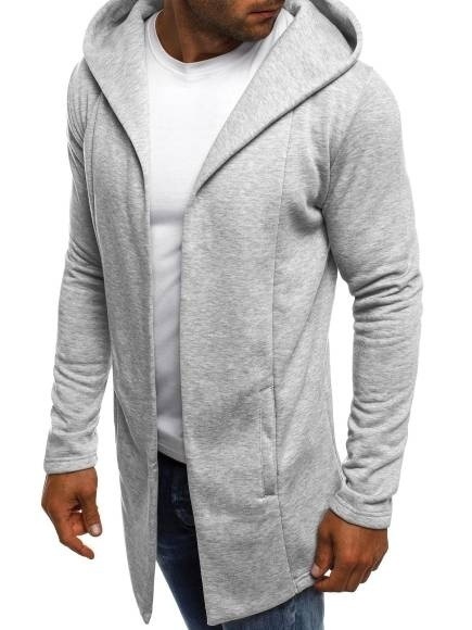 Title 8, Hooded Fashion Panel Solid Cardigan Sweater