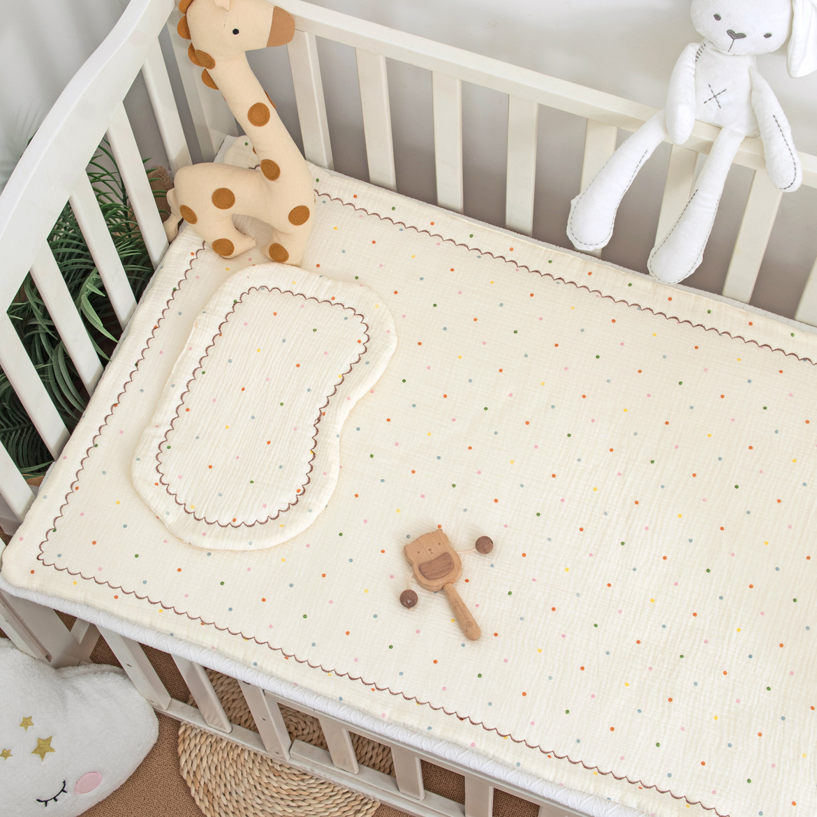 Newborn Pure Cotton Quilt And Mattress Pad