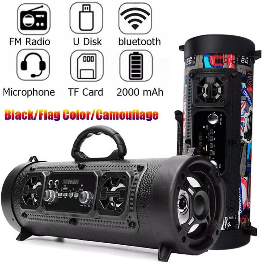 New Overseas-selected Wireless Karaoke Smart Bluetooth Speaker Car Audio Subwoofer Gift For Computers