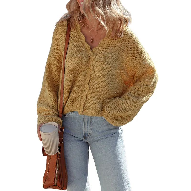 European And American Idle Style Pleated Loose Sweater For Women - Lc2712199P4016