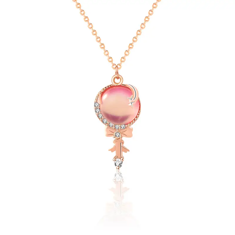 S925 Sterling Silver Magic Wand Necklace For Women