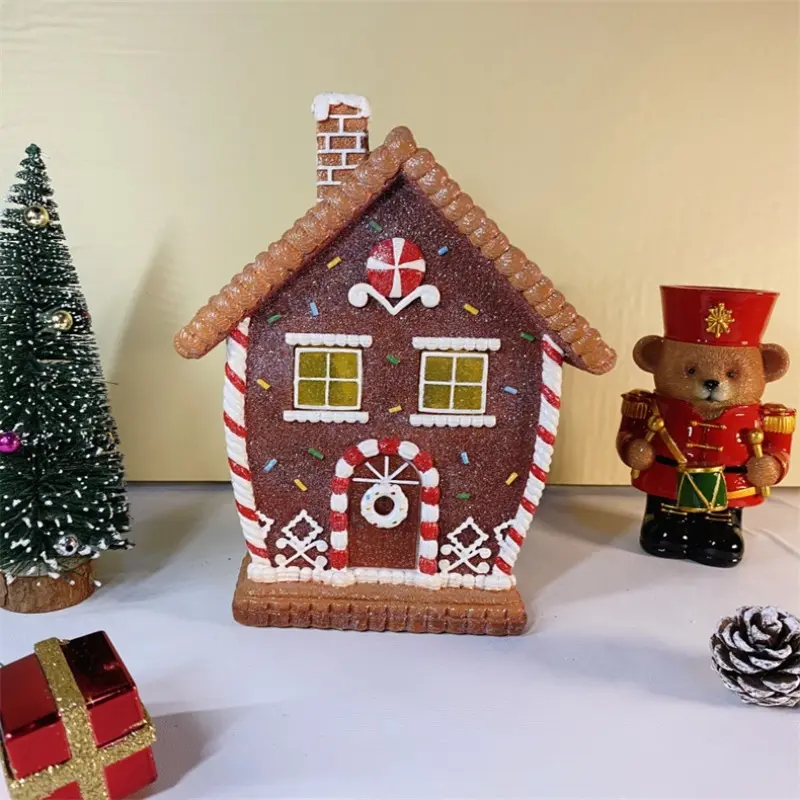 Christmas Gingerbread Man Decoration Light-emitting Decorations