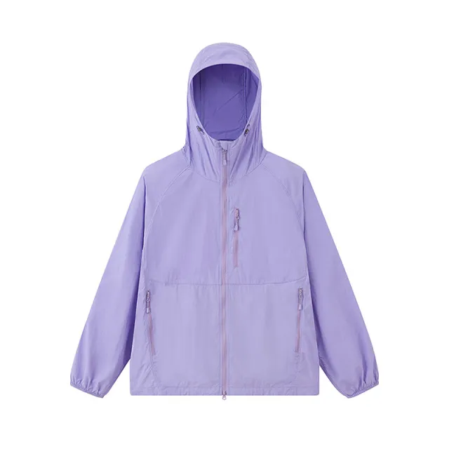 Viscose Sun protective Clothing Outdoor Mountain style Shell Jacket Lilac Purple - Shop at LoveMi