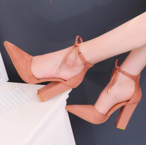 Spring New Women's Sandals High Heels Flesh 34 - Shop at LoveMi