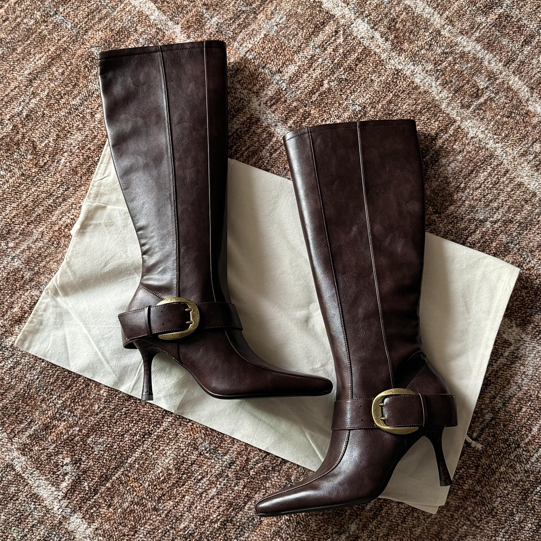 Pointed-Toe High Boots, picture 2 of 5