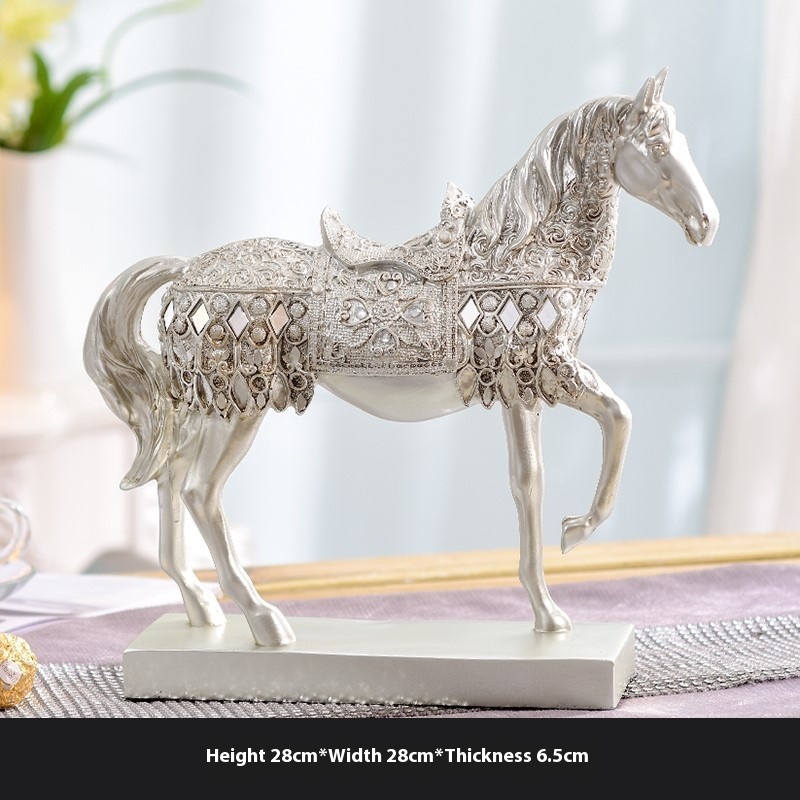 Retro Silver Horse