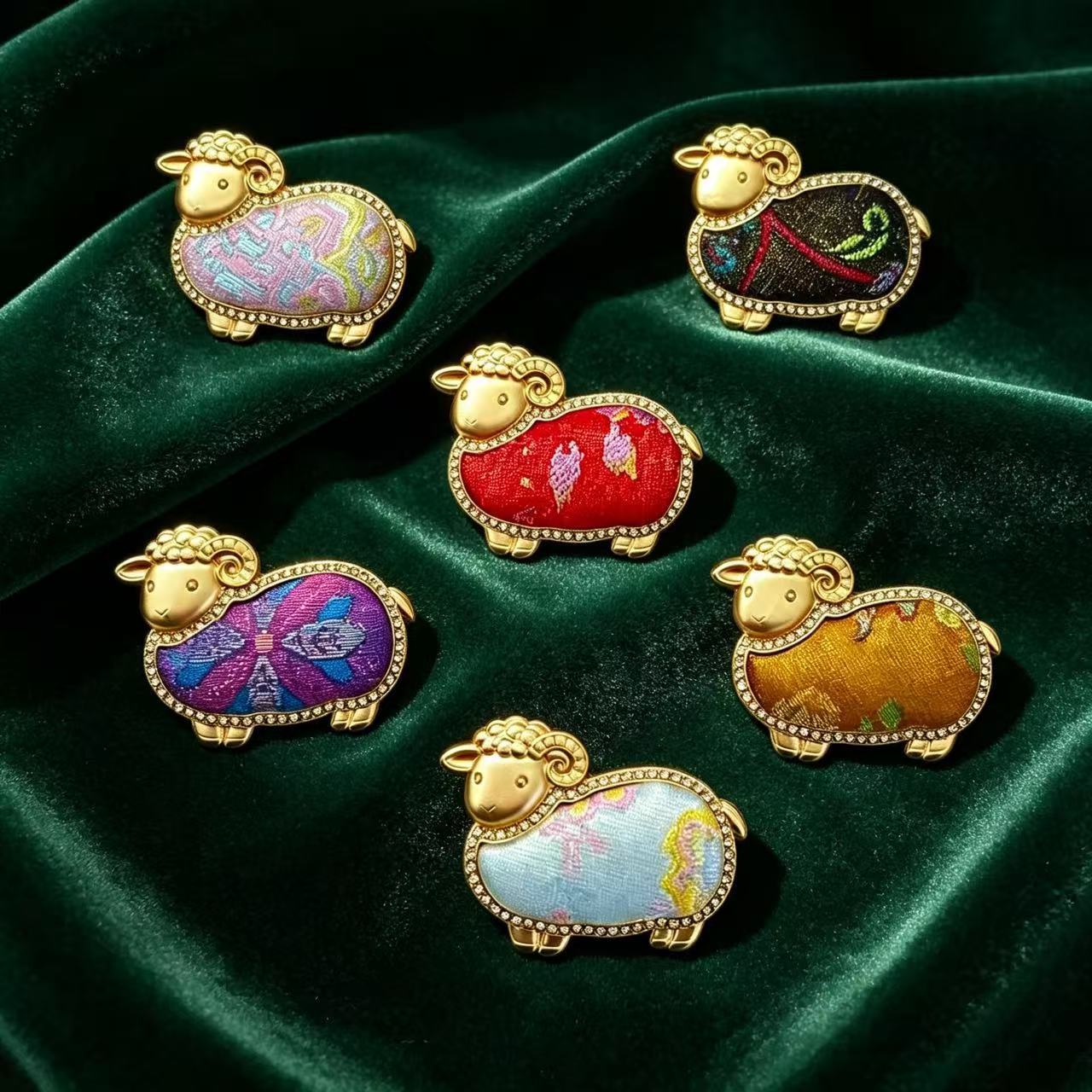 Broșă de miel Accesorii pentru corsaj în stil antic Clemă pentru cioc de rață