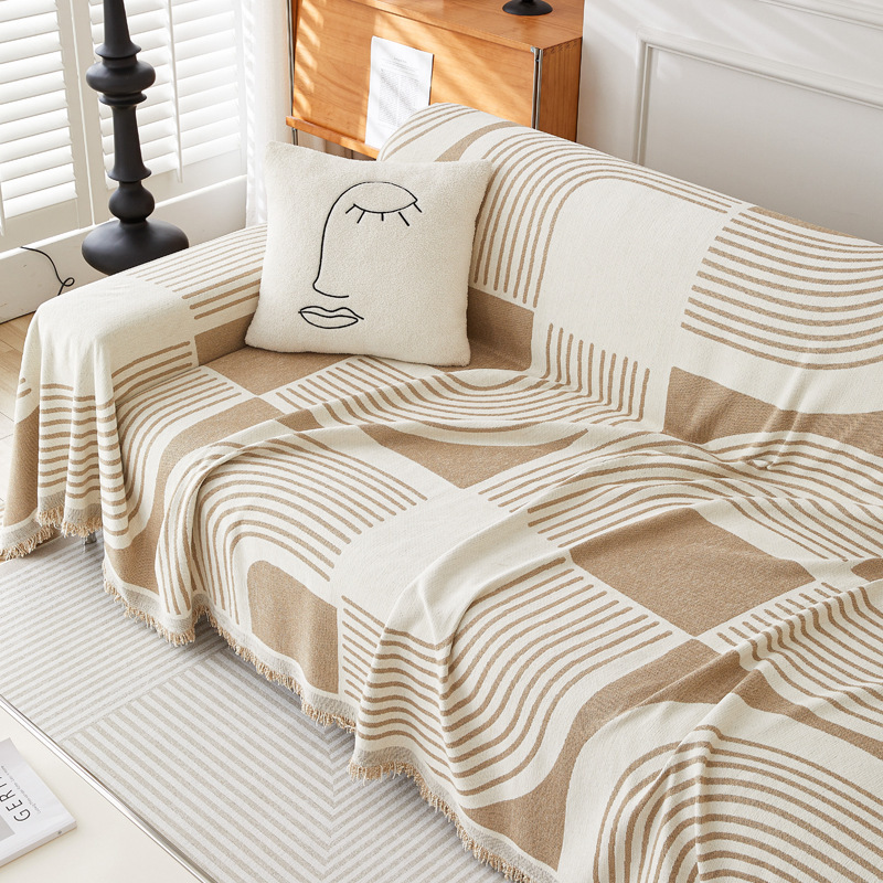 Chenille Sofa Cover Full-wrap Thickened Minimalist Designuniversal For All Four Seasons