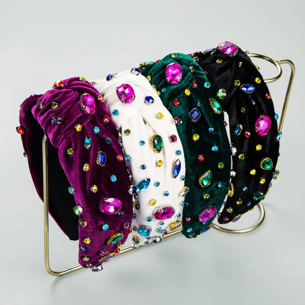 Colorful Crystals Knotted Fashion