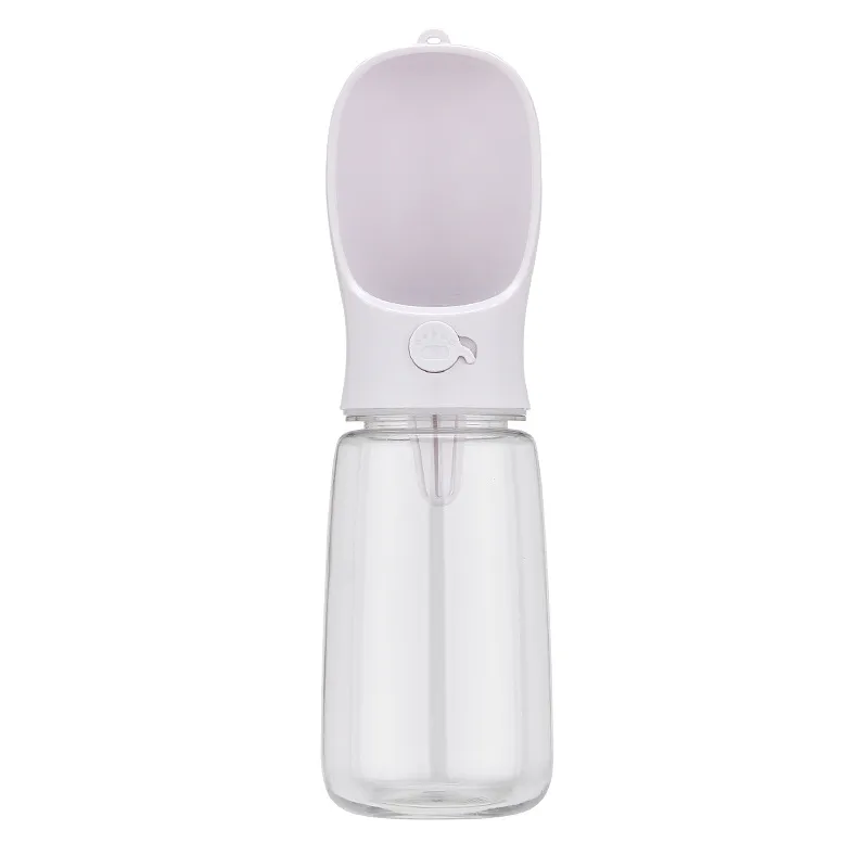 Pet Outdoor Portable Cup Dog Outing Drinking Cup - White 550Ml