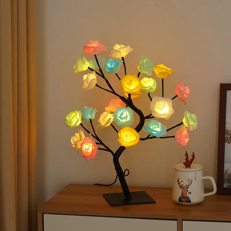 LED Rose Tree Cherry Blossom Christmas Lights
