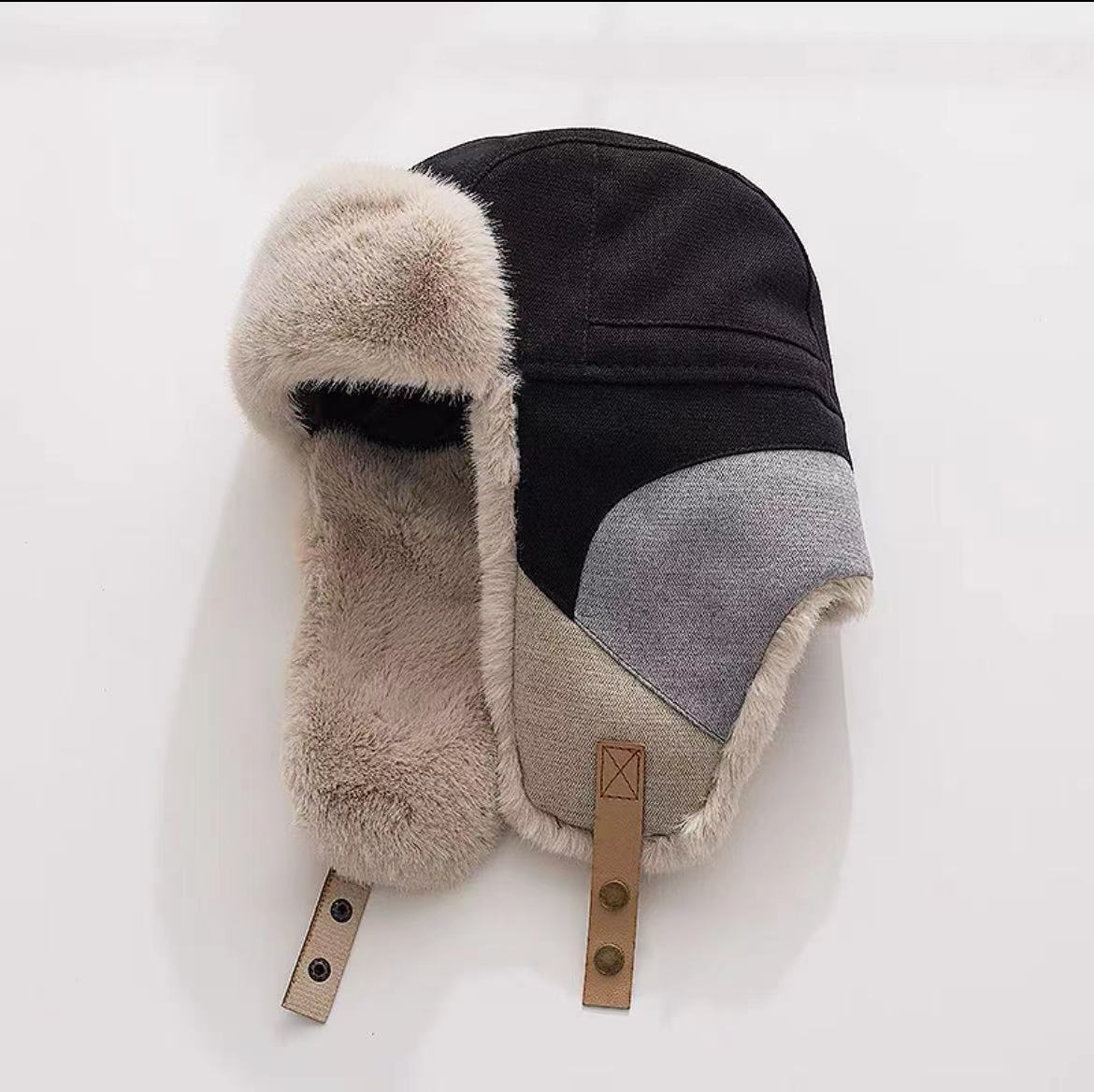 Ushanka Unisex Riding Cold-proof Fleece-lined Warm — foto 3