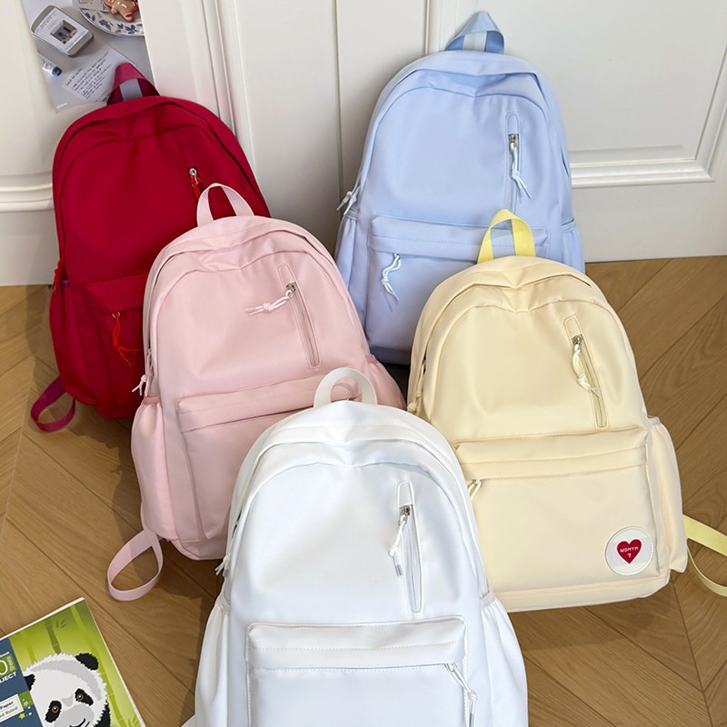 Niche Versatile Backpack Minimalist Casual High School Campus Bag