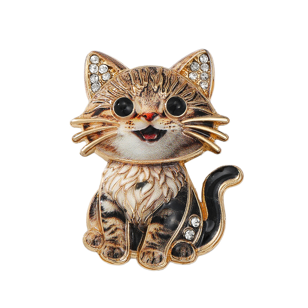 Tiger-Striped Cat Brooch, picture 5 of 6