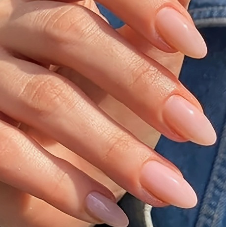 Nail Art Solid Color Series Solid Color Long Almond-Shape Press On Nails