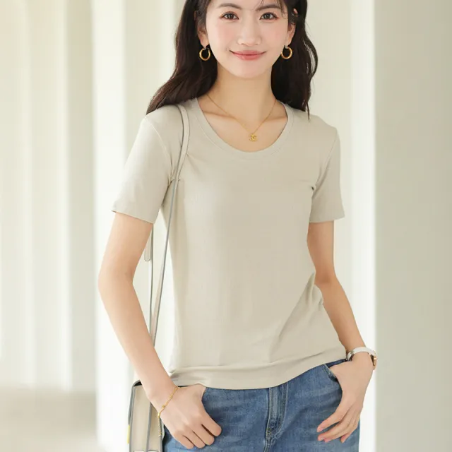 Women's Fashionable All match Breathable Bottoming Shirt Top Shelled Rice L - Shop at LoveMi