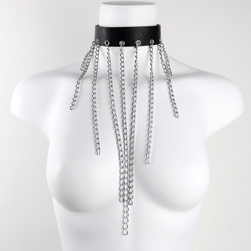 Title 7, Mode Harajuku Punk collier en cuir Punk Rivets