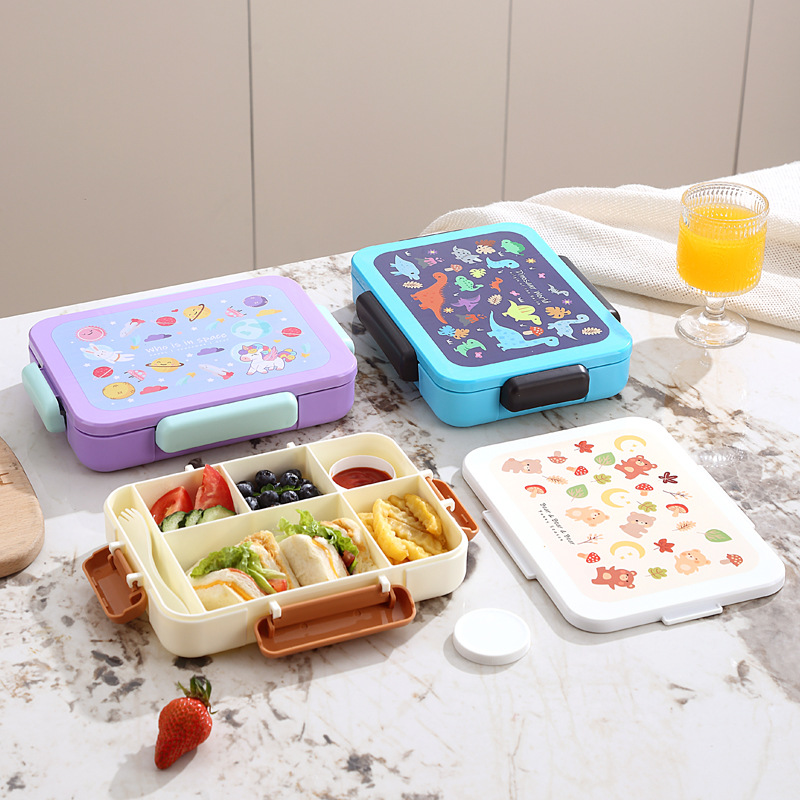 Student Lunch Box Salad Portable Lunch Box Microwave Oven