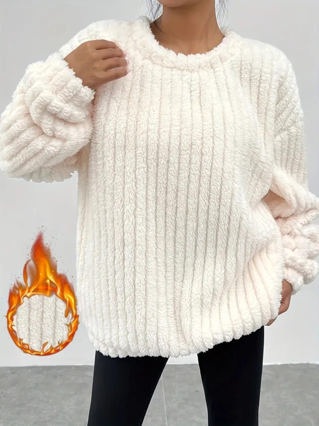 Coral Velvet Pajamas Girls Autumn And Winter Solid Color With Fur Thermal Flannel Coral - Shop at LoveMi