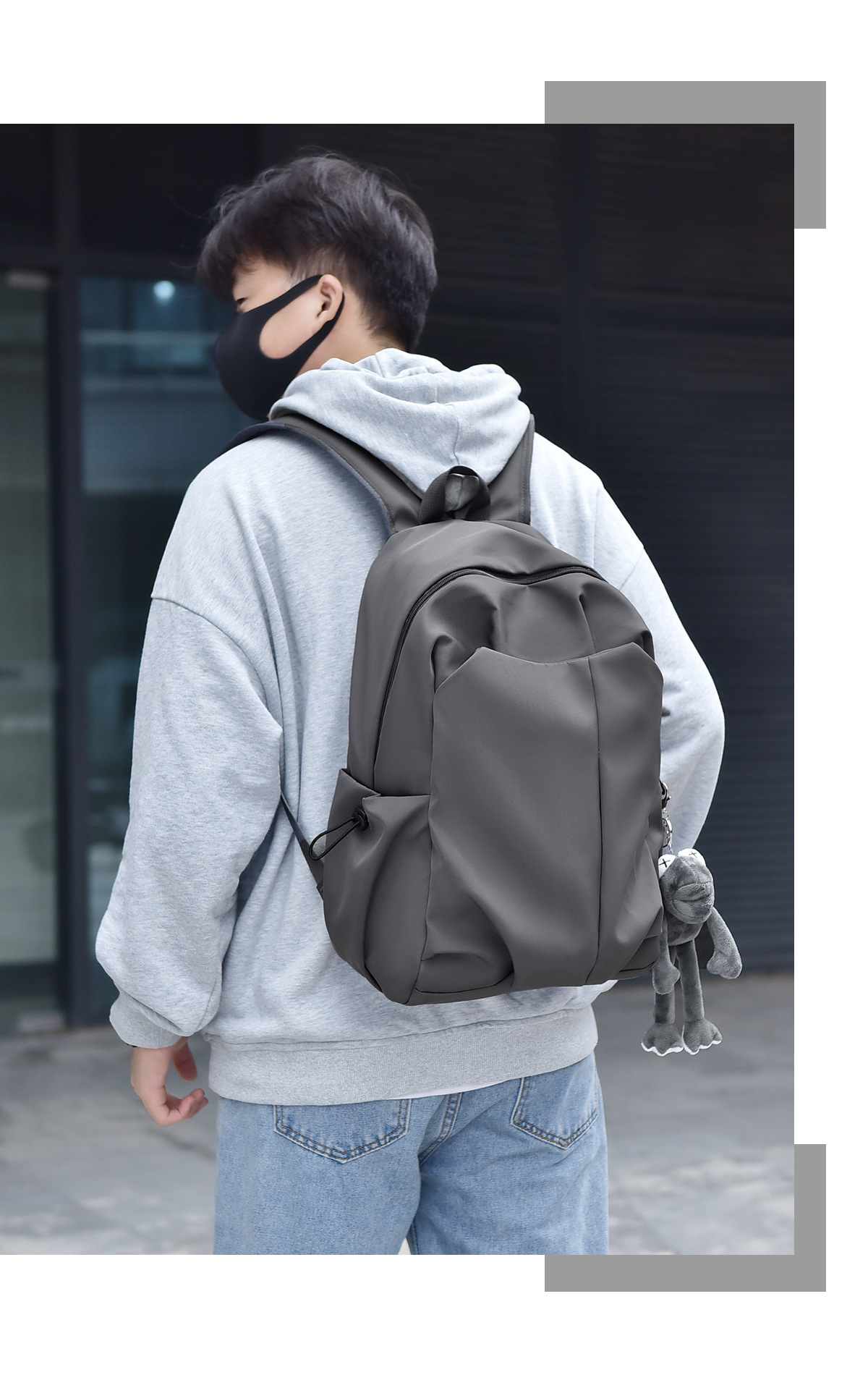 Title 5, Backpack Casual Simple Large Capacity Travel St...