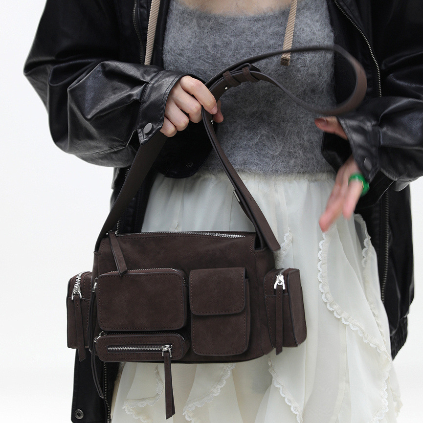 Women's Multi-Pocket Shoulder Crossbody Bag 15 4b30a97c 4ba5 4f7a 82b2 9cbb1d42087d