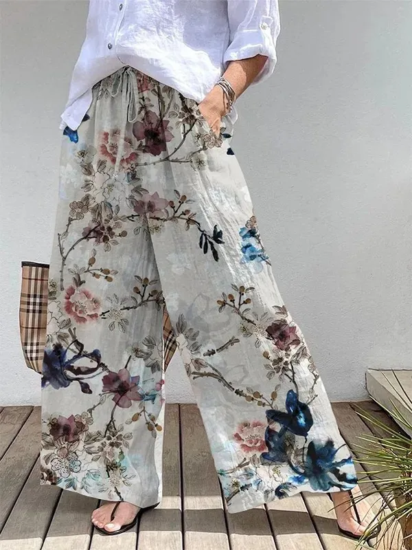 3D Wide Leg Culottes Loose Summer Women's Clothing Quick-drying Breathable - 9Color-Xl